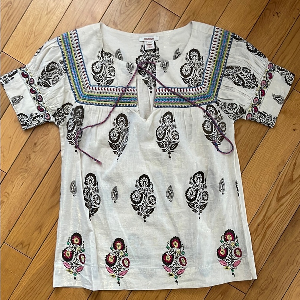 Sundance Catalog boho top